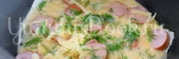 омлет с лавашом в мультиварке