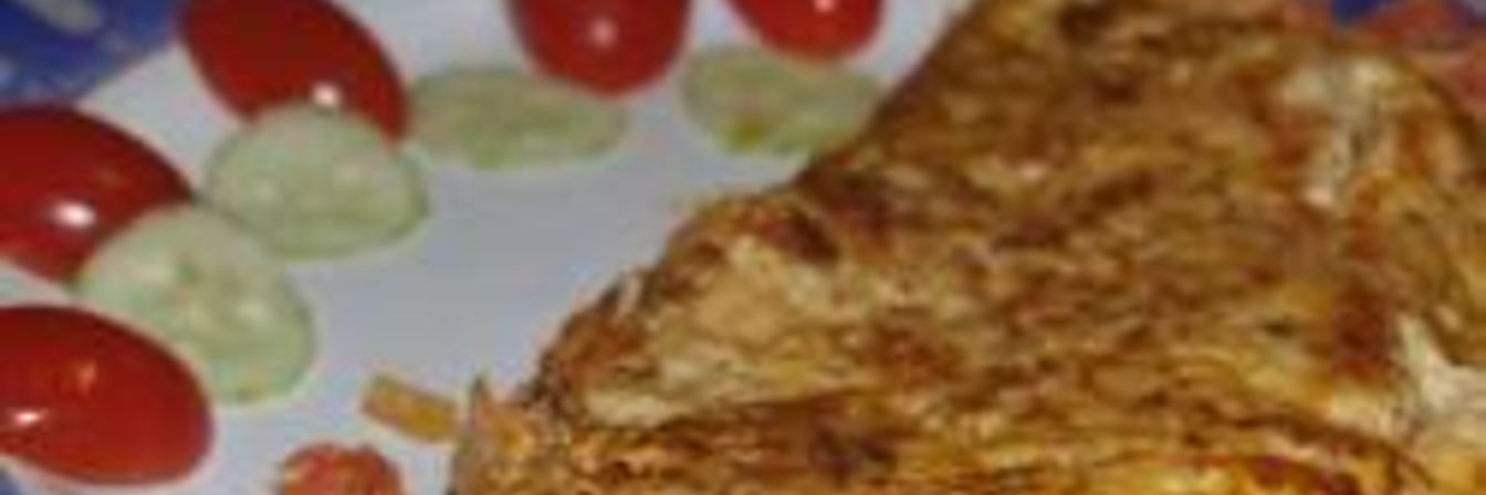 Омлет с лососем