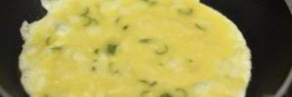 омлет с молоком и сыром