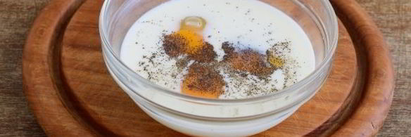 омлет с огурцами