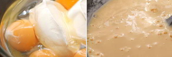 омлет с опятами