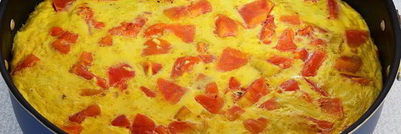 омлет с овощами в духовке