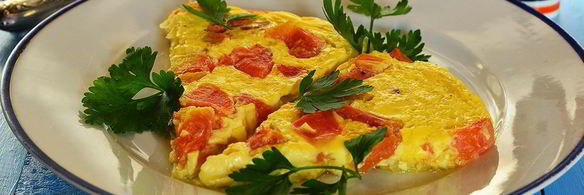 омлет с овощами в духовке