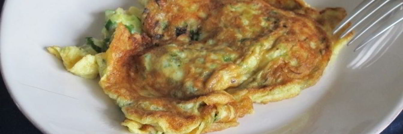 Омлет с петрушкой и зеленым луком