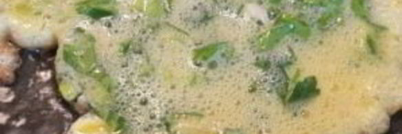 омлет с петрушкой и зеленым луком