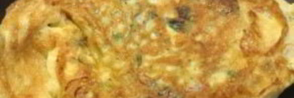 омлет с петрушкой и зеленым луком