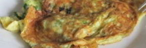 омлет с петрушкой и зеленым луком