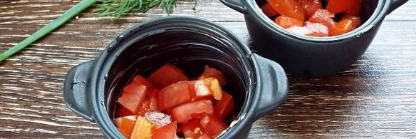 омлет с помидорами в духовке