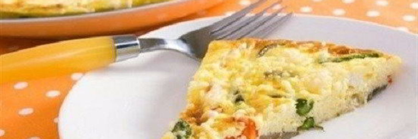 Омлет с творогом и зеленью