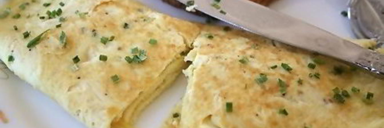 Омлет с творогом