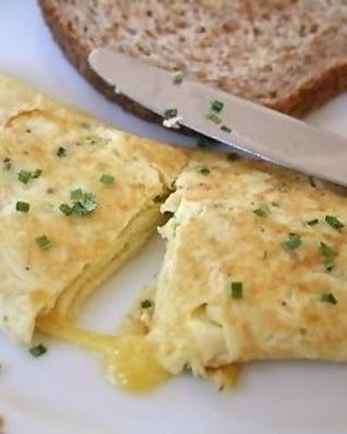 Омлет с творогом