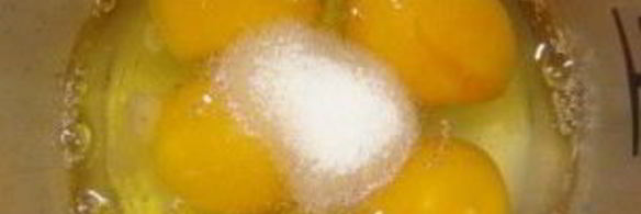 омлет с ветчиной