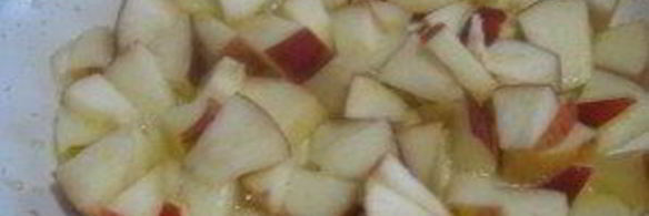 омлет с яблоками