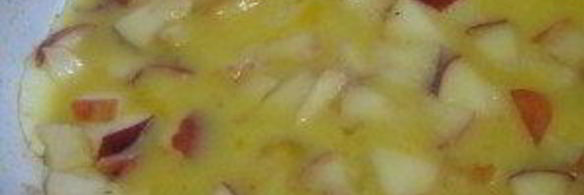 омлет с яблоками