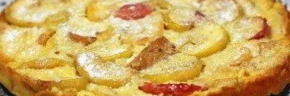 омлет с яблоками