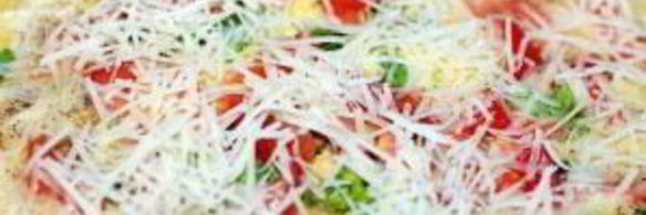 омлет с зеленью и помидорами