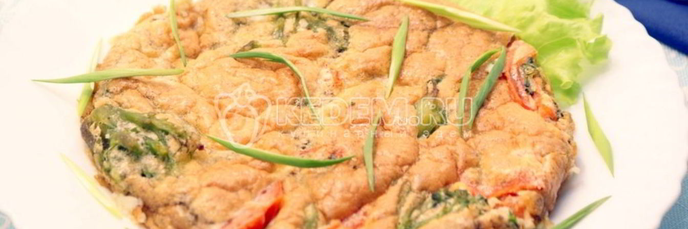 Омлет в духовке