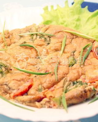 Омлет в духовке