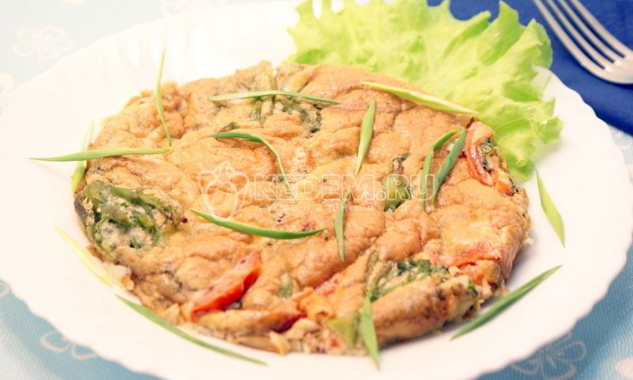 Рецепт омлета в духовке