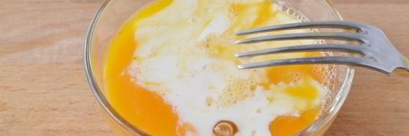 омлет в пакете