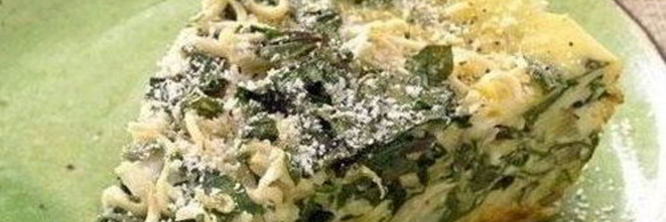 Полезный омлет со шпинатом и брынзой