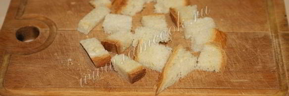 пышный омлет с гренками