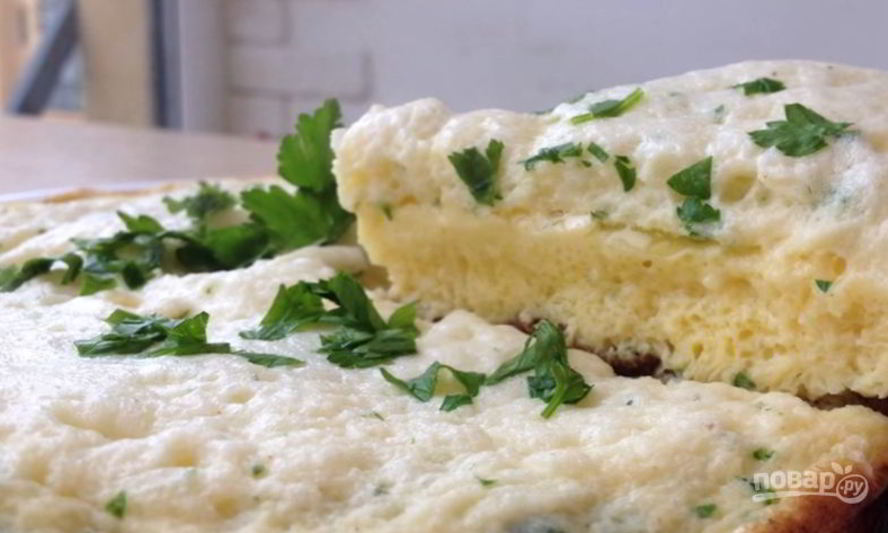 Рецепт пышного простого омлета