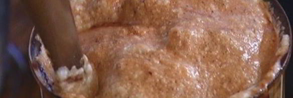 шоколадный омлет с орехами