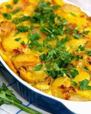 Тортилья запеченная — испанский омлет