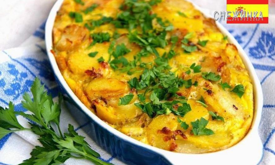 Рецепт тортильи запеченной — испанского омлета