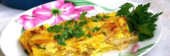 тортилья запеченная — испанский омлет