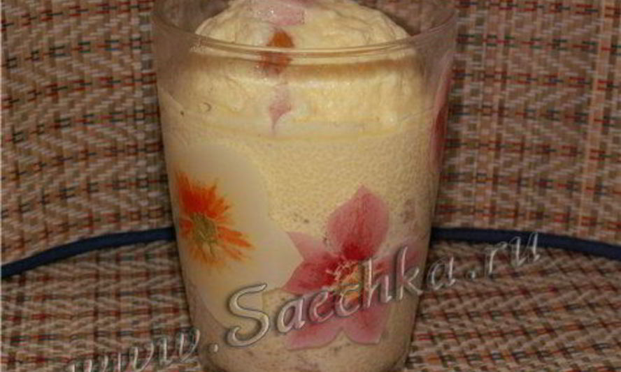 Рецепт вареного в стакане омлет