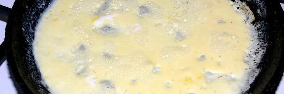 японский ролл-омлет со шпинатом