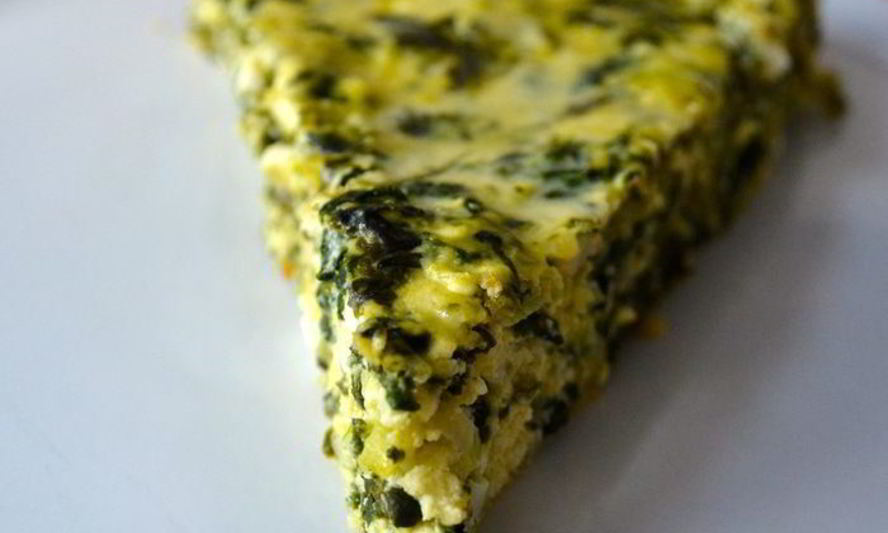 Рецепт запеченной фриттаты со шпинатом