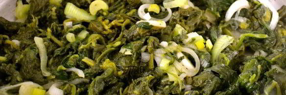 запеченная фриттата со шпинатом