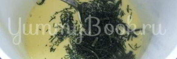 жаренный омлет с капустой