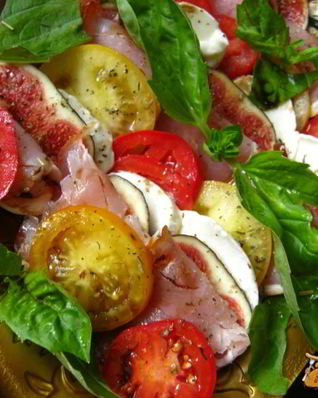 Осенний капрезе с инжиром