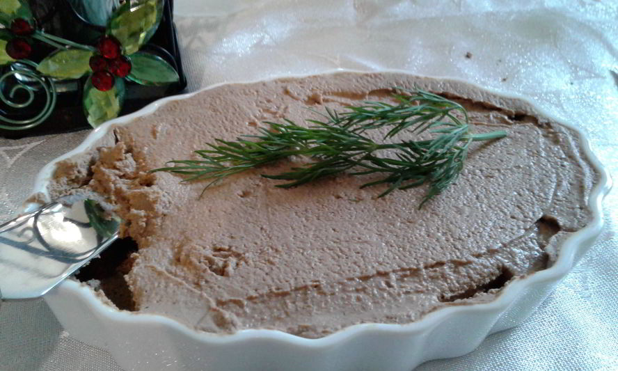 Рецепт нежного паштета из куриной печени