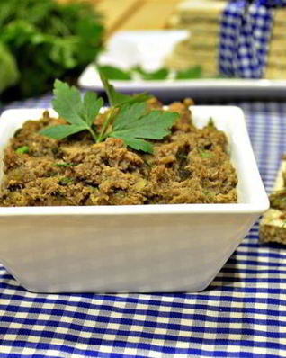 Паштет из чечевицы с курагой