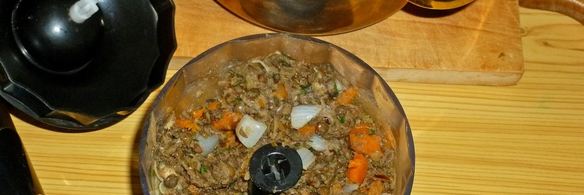 паштет из чечевицы с морковью