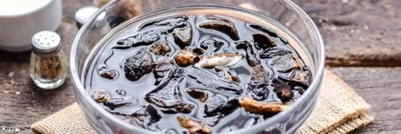 паштет из фасоли с сушеными грибами