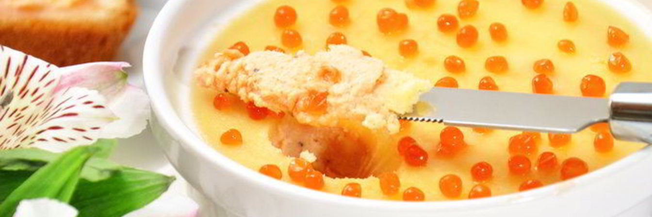 Паштет из форели с икрой Праздничный