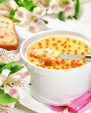 Паштет из форели с икрой Праздничный