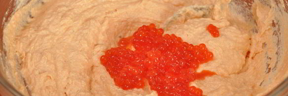 паштет из форели с икрой праздничный