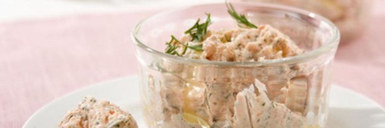 Паштет из копченого лосося