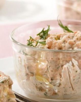 Паштет из копченого лосося