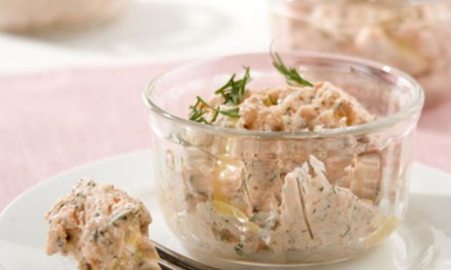 Рецепт паштета из копченого лосося