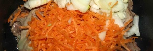 паштет из куриной печени и зеленого горошка