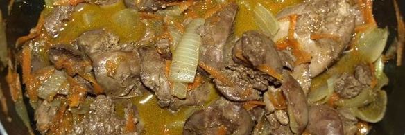 паштет из куриной печени и зеленого горошка