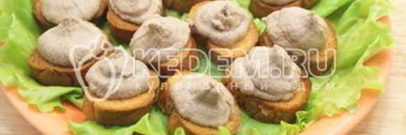 паштет из куриной печени праздничный